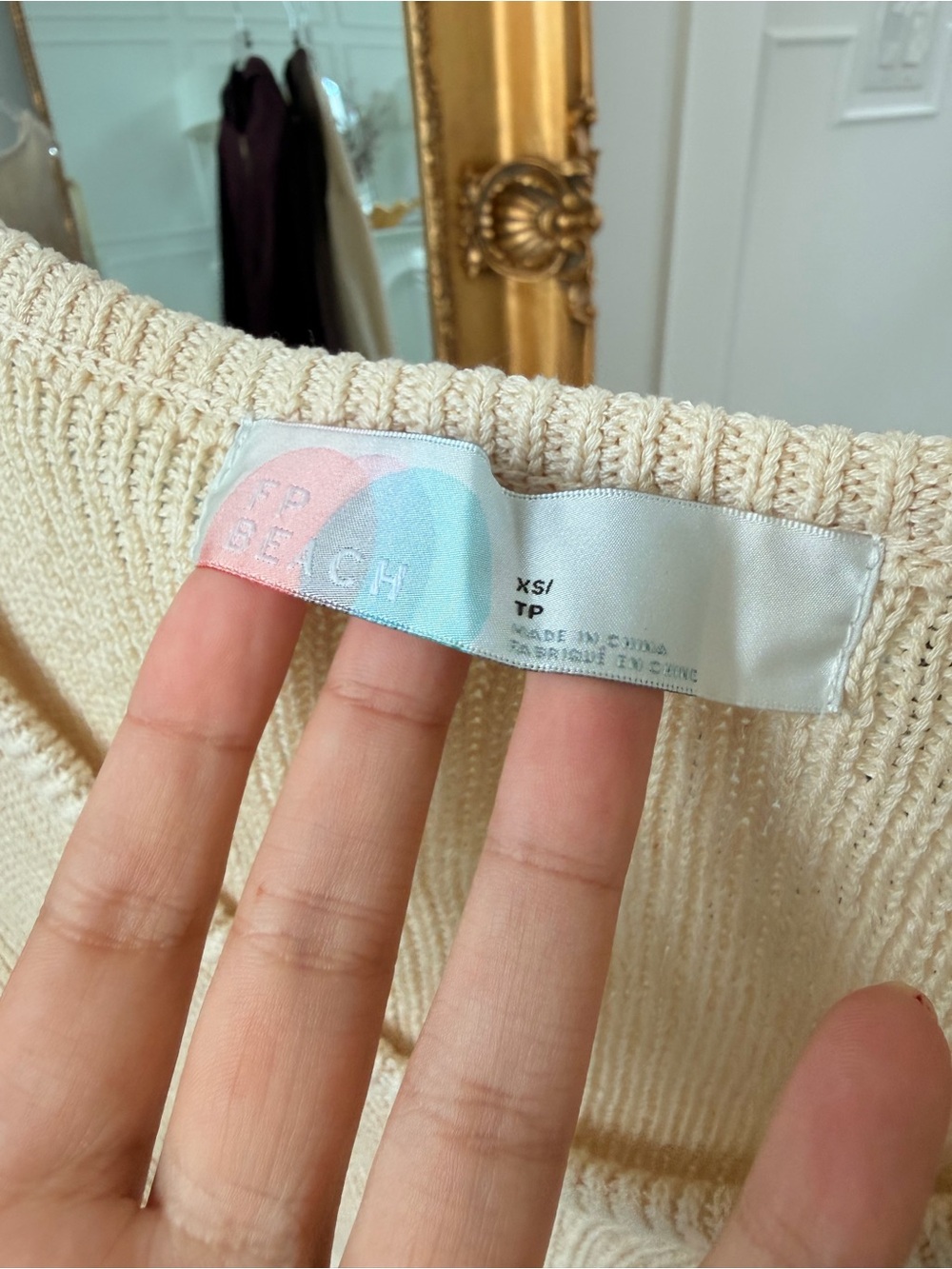Cozy Cream Knit Cardigan & Wide-Leg Set - FREE PEOPLE - Picture 7 of 12